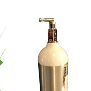 Válvula Click en Tubo de Oxígeno Medicinal