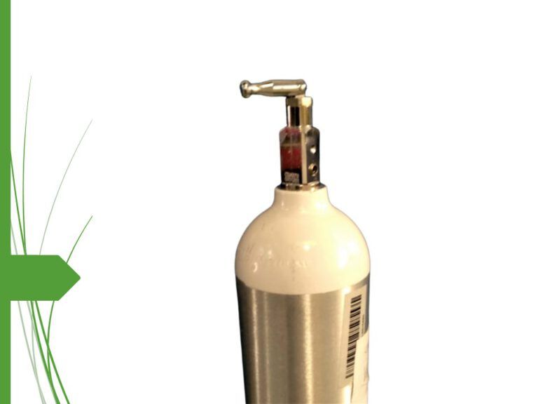 Válvula Click en Tubo de Oxígeno Medicinal